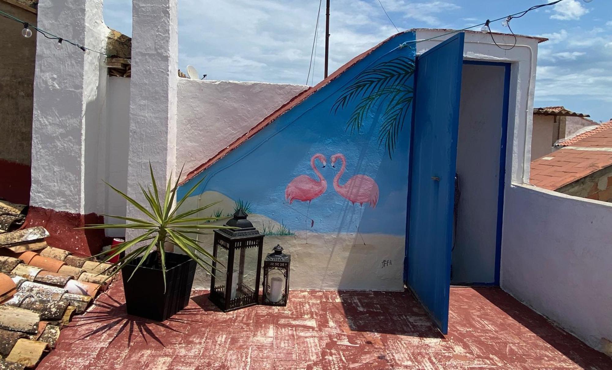 Casa De Los Dos Flamencos Miramar Exterior foto