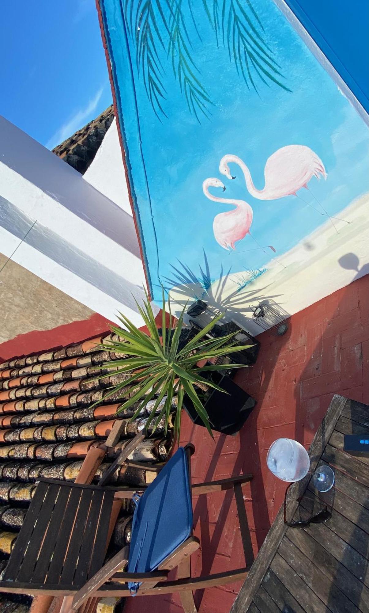 Casa De Los Dos Flamencos Miramar Exterior foto